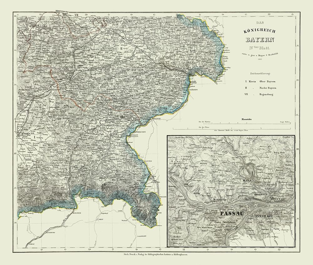 Bavaria Germany - Radefeld 1860
