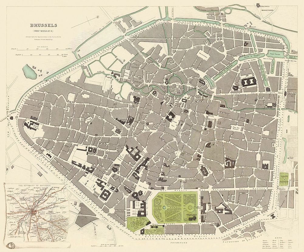 Brussels Belgium Benelux - Chapman 1834