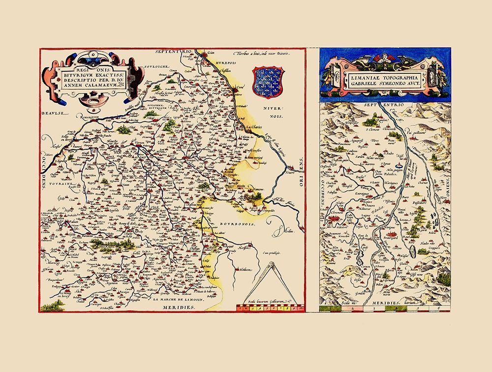 Berry Limagneantique Regions France - Ortelius