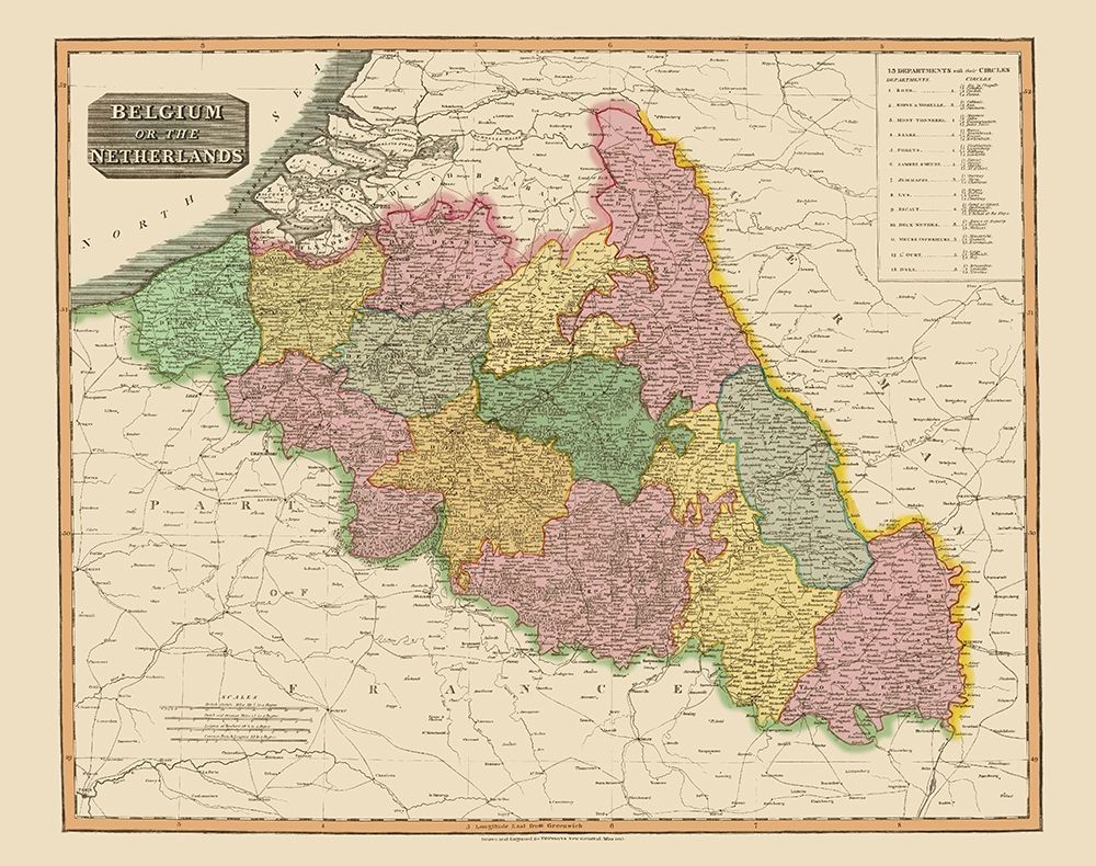 Benelux Belgium Netherlands - Thomson 1815