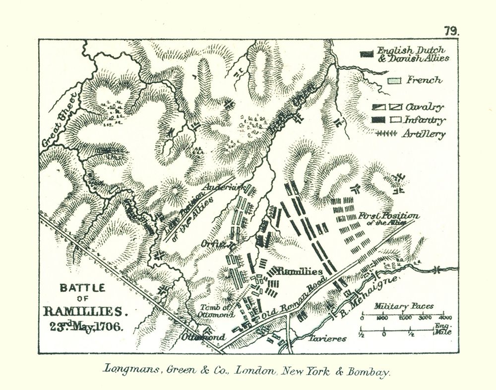 Battle of Ramillies 1706 Belgium - Gardiner 1902