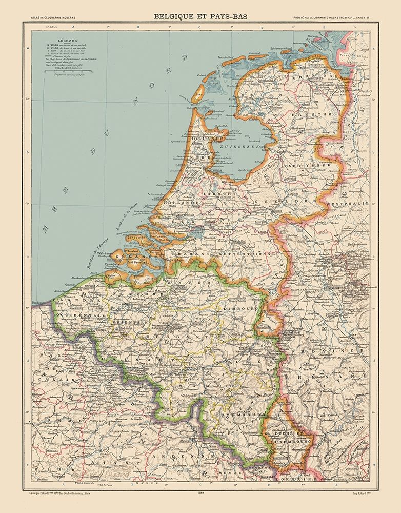Belgium Netherlands - Schrader 1908