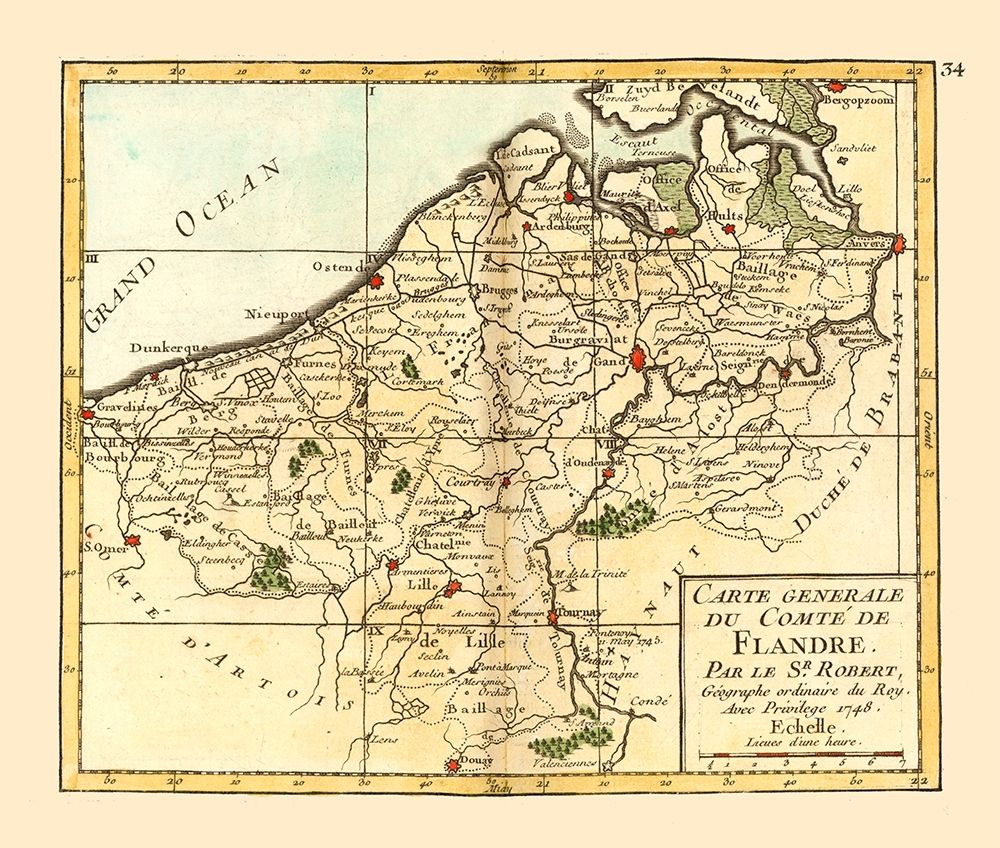 Flanders Belgium - Robert 1748