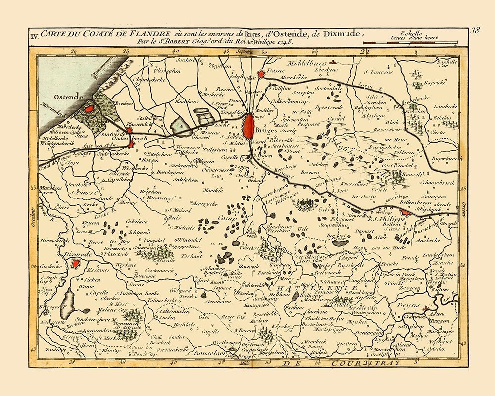 Brugge Environs Belgium - Robert 1748
