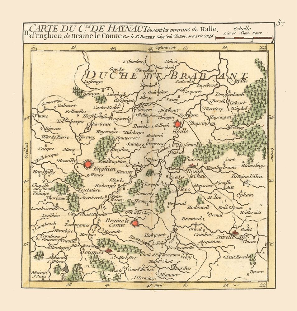 Halle Environs Belgium - Robert 1748