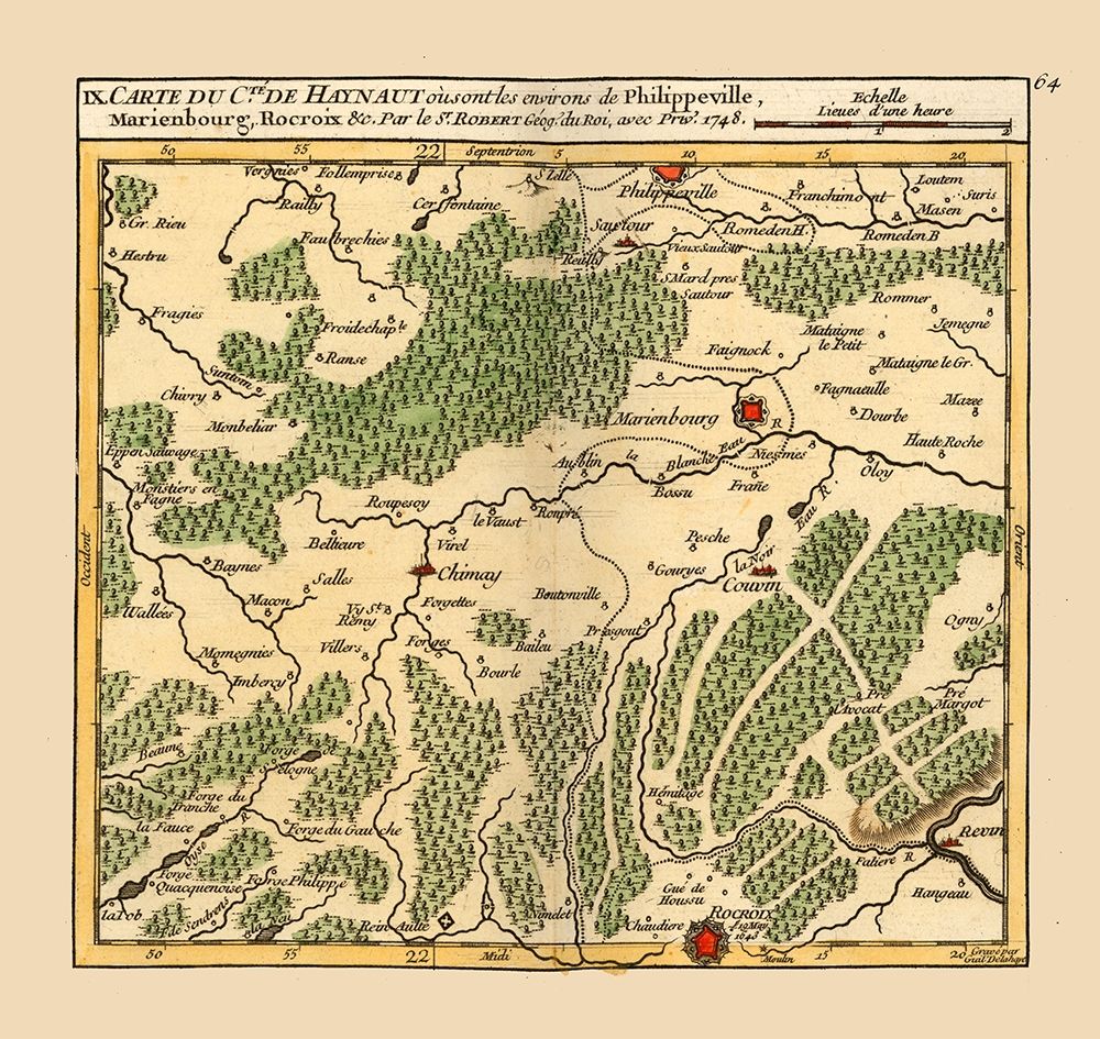 Philippeville Belgium - Robert 1748