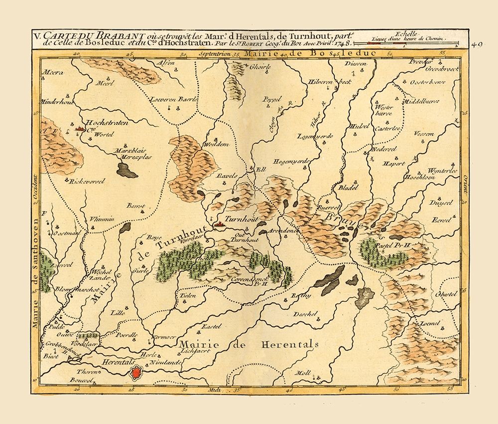 Herentals Environs Belgium - Robert 1748