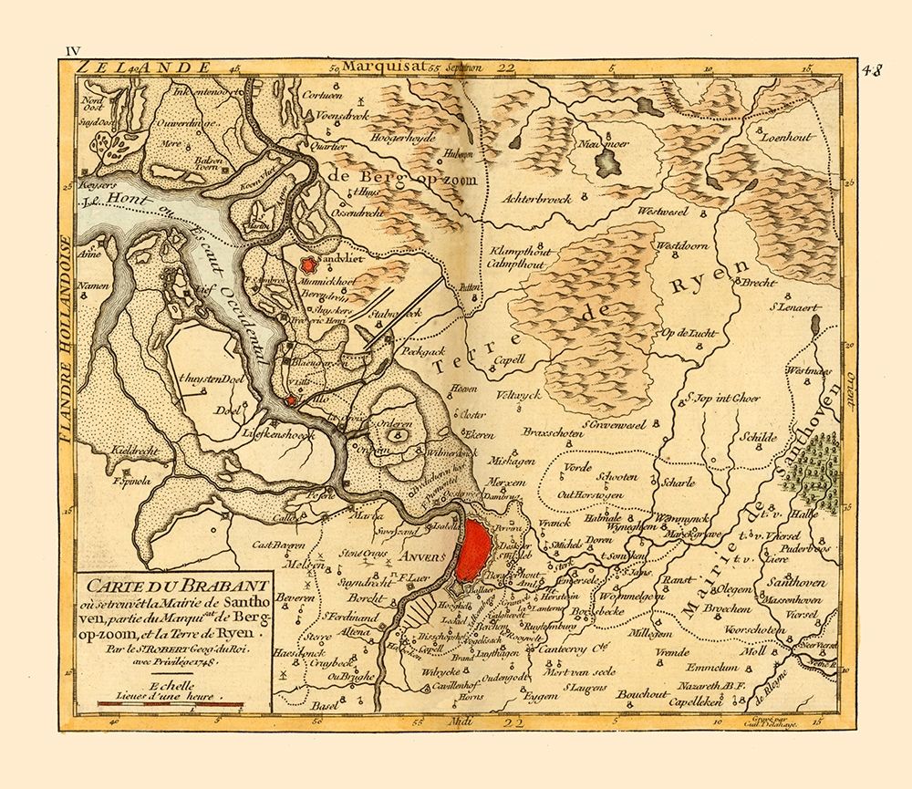 Antwerp Province Belgium - Robert 1748