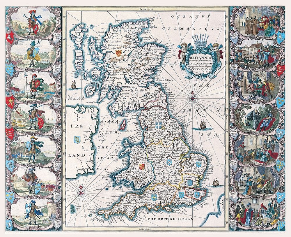 German Sea British Ocean British Isles