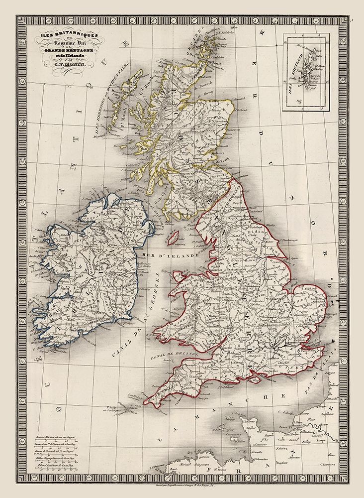 British Isles - Monin 1839