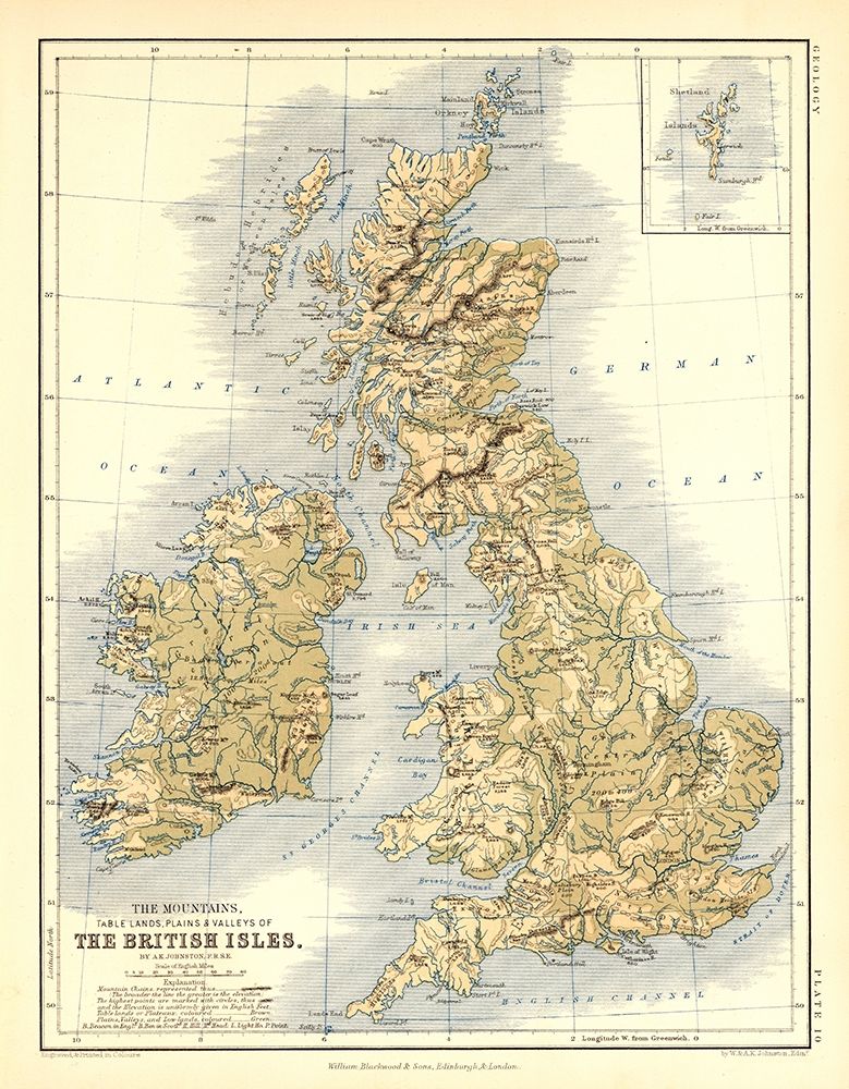Geological British Isles - Johnston