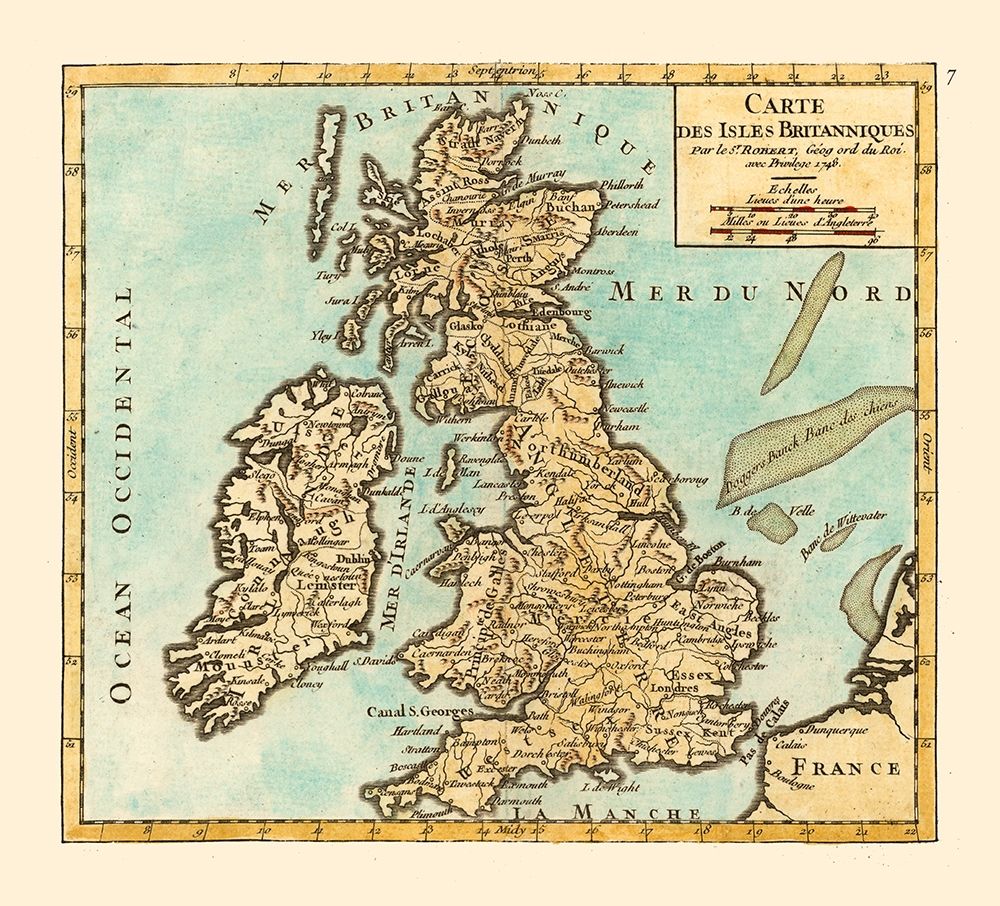 British Isles - Robert 1748