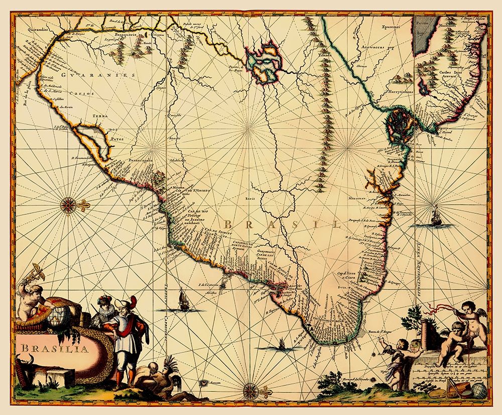 South America Brazil - Arciszeweski 1600