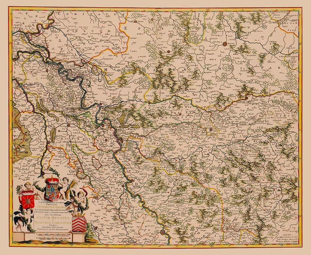 Brandenburg Germany - De Wit 1688