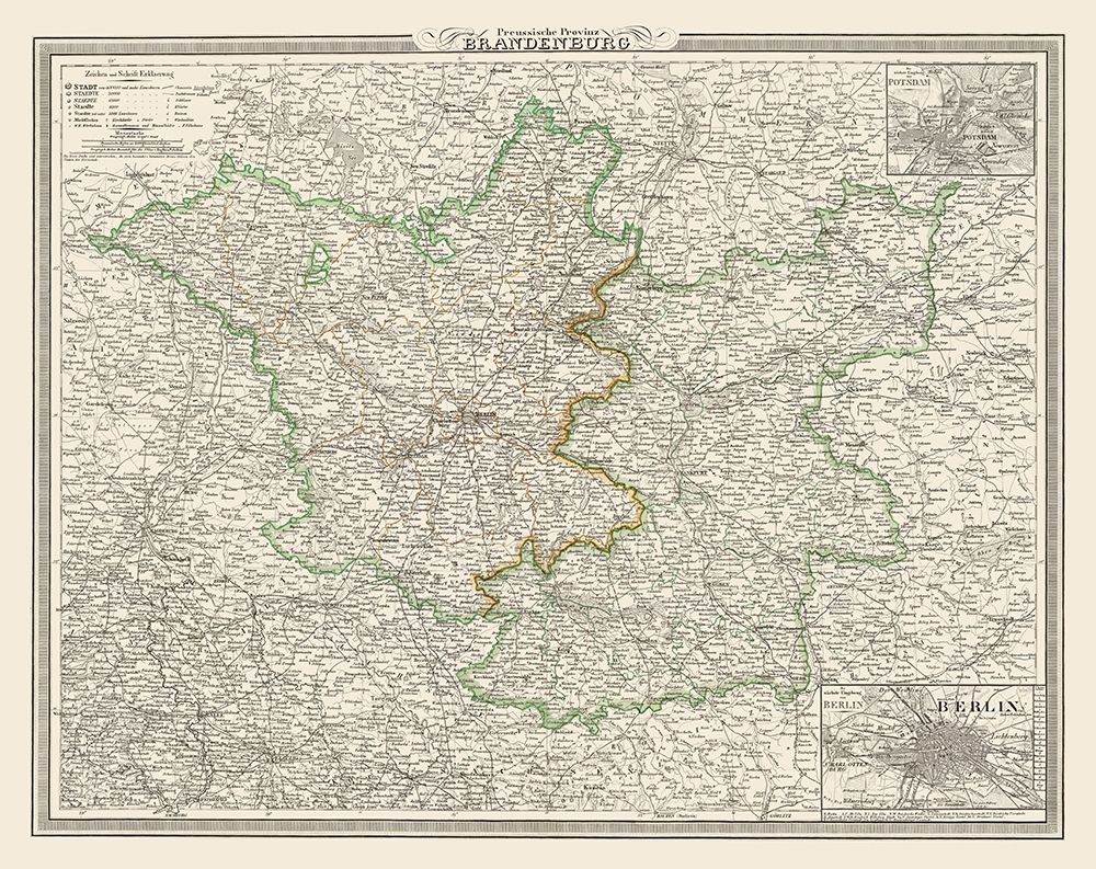 Brandenburg Germany - Weimar 1827