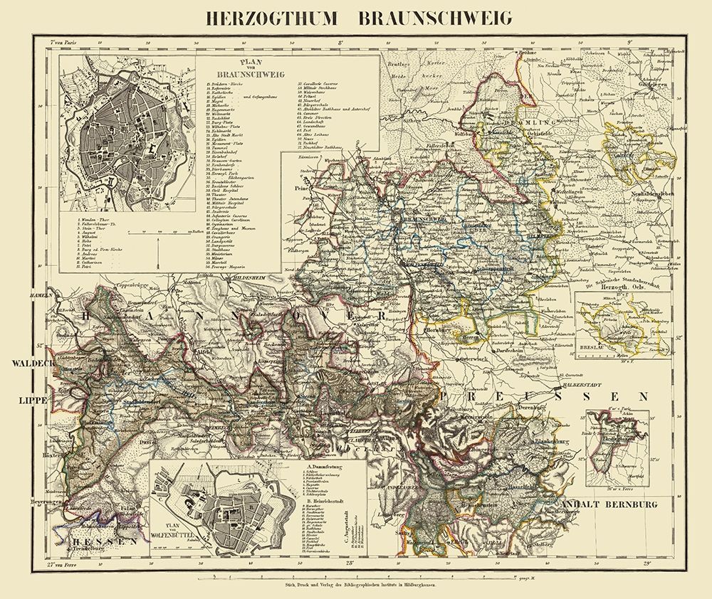 Braunschweig Wolfenbuttel Regions Germany