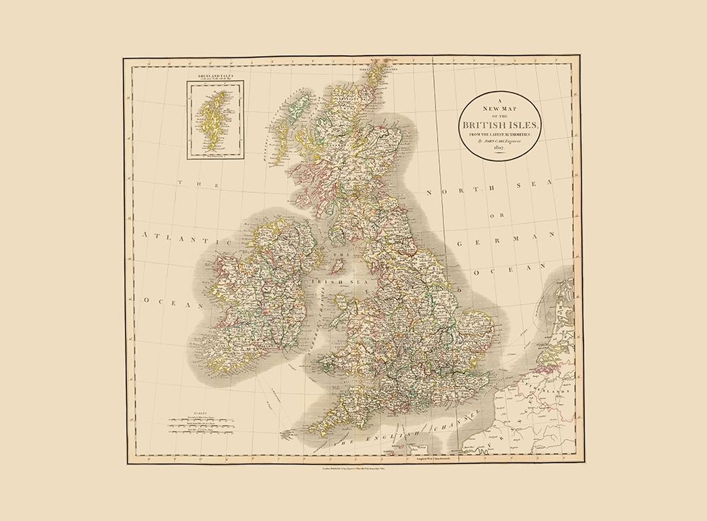 British Isles - Cary 1807