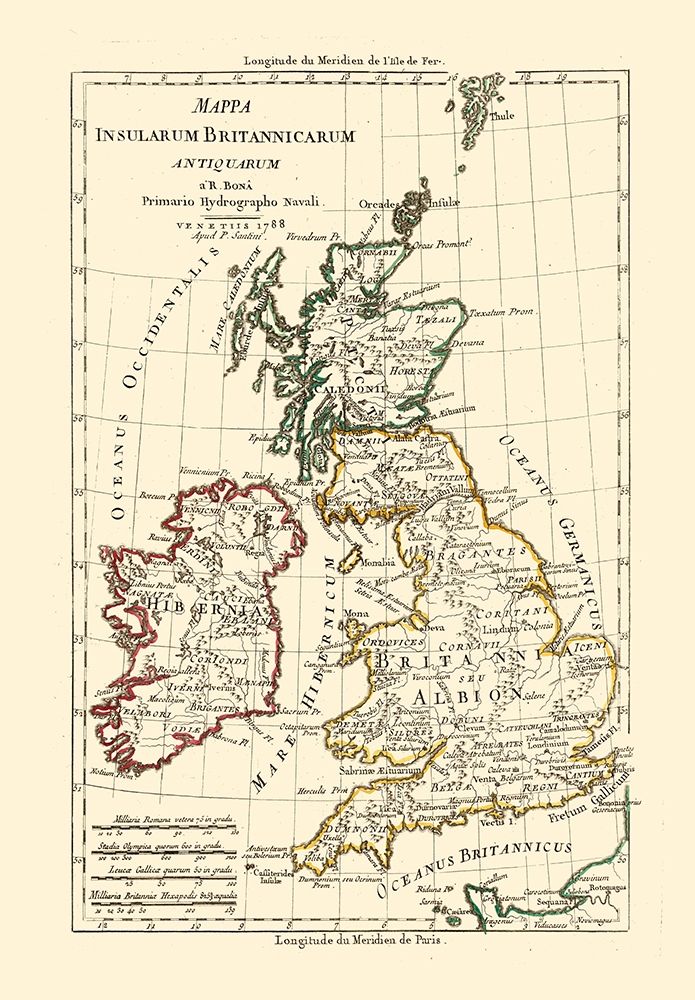 British Islands - Santini 1794