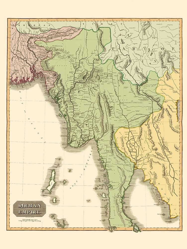 Empire Burma Asia - Thomson 1817