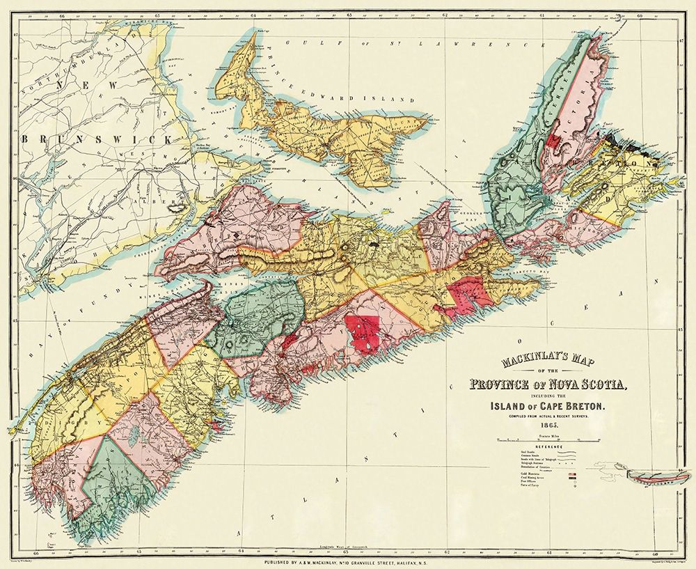 Nova Scotia Island of Cape Breton Canada