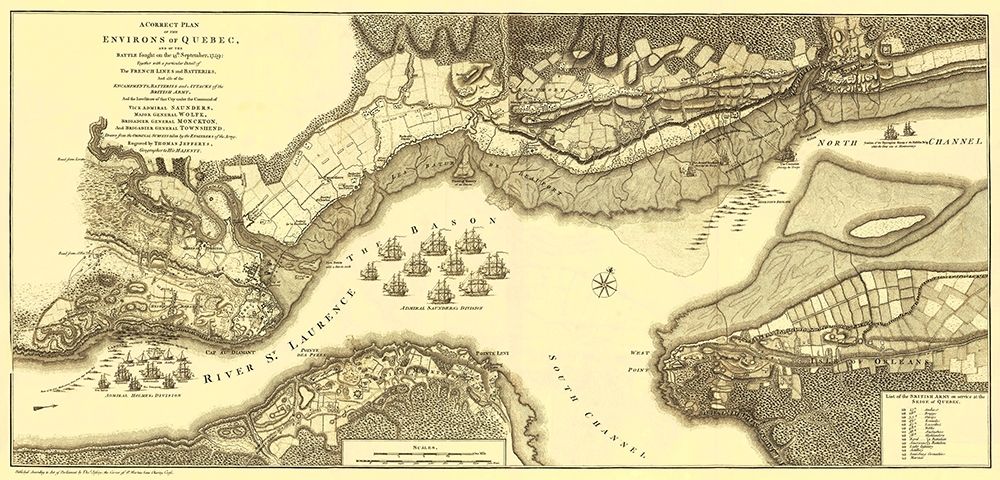Quebec Canada During the Battle of Quebec