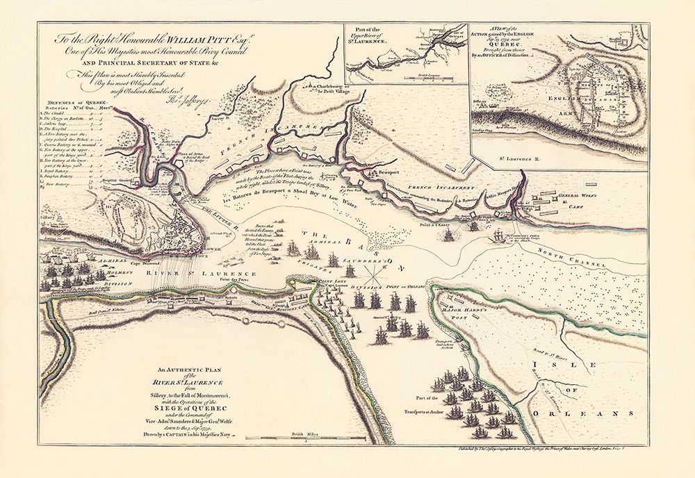 The Siege of Quebec - Jeffreys 1759