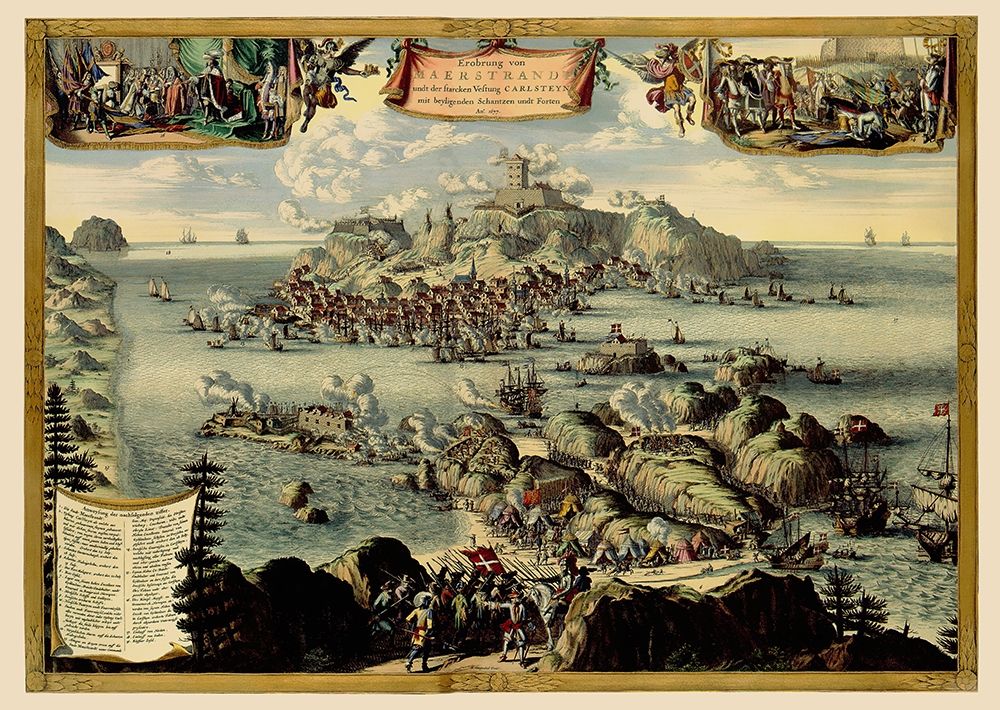 Carlsten Fortress Marstrand Sweden - Fecit 1677