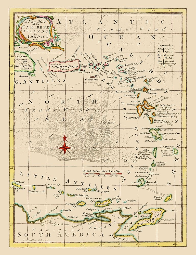 Caribbean Islands - Smollett 1761