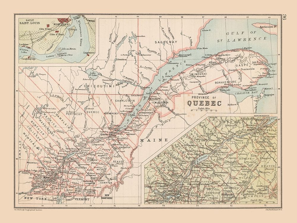 Quebec Canada - Bartholomew 1892