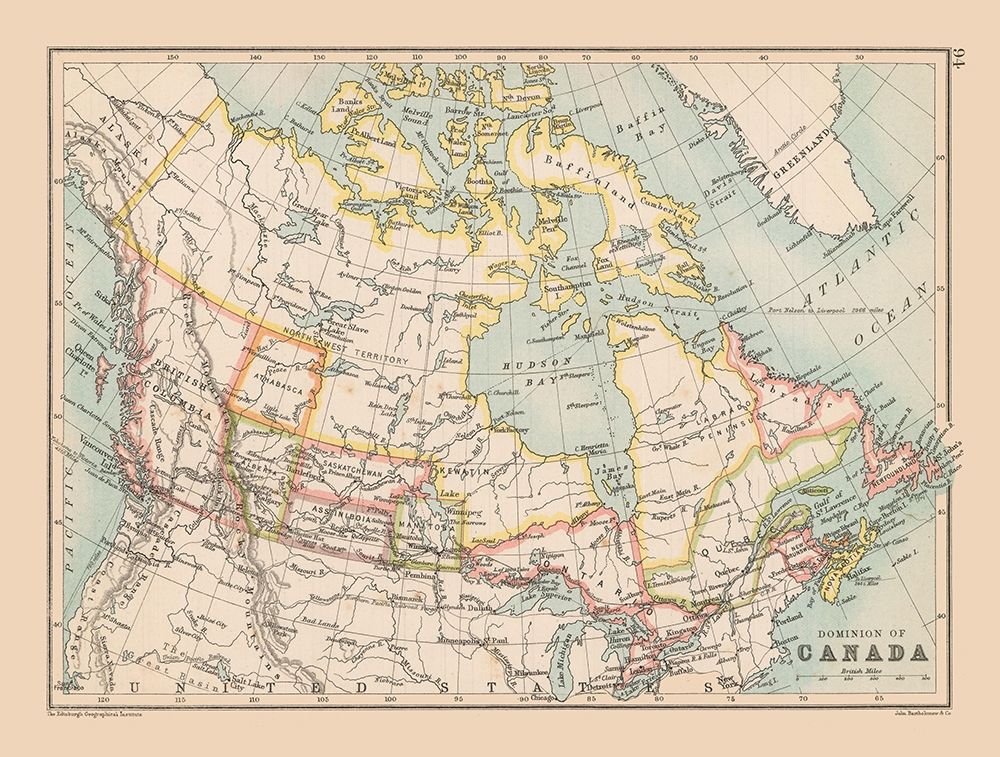 Canada - Bartholomew 1892