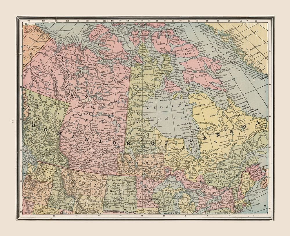Dominion of Canada - Cram 1888