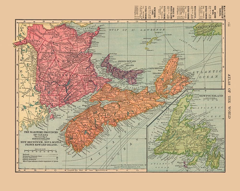 Maritime Provinces Canada - Hammond 1910