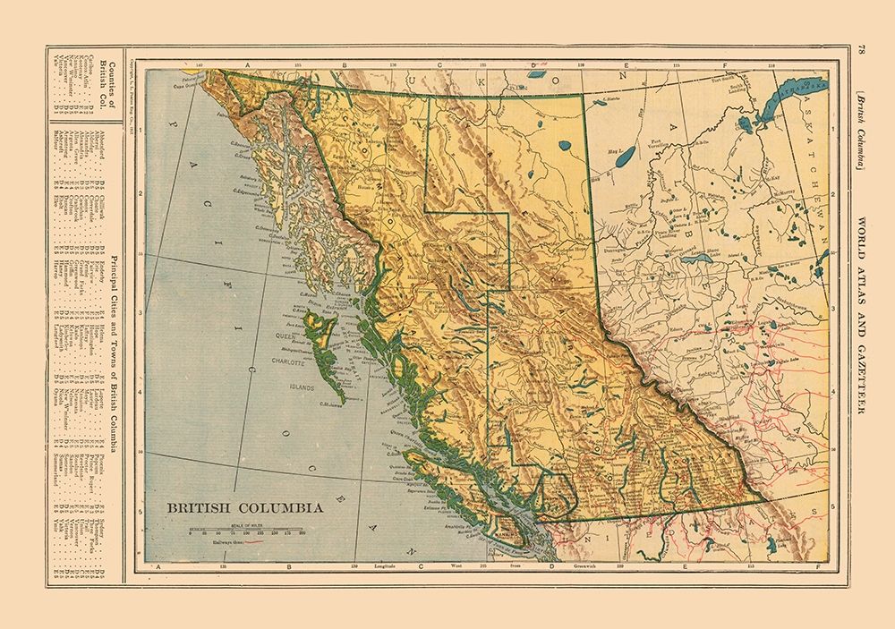 British Columbia Canada - Reynold 1921