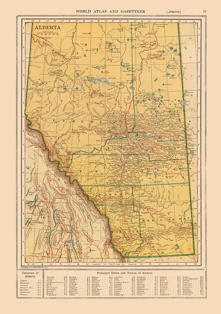 Alberta Canada - Reynold 1921
