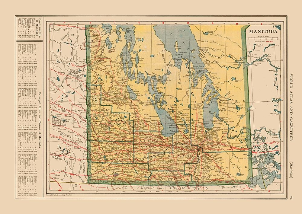 Manitoba Canada - Reynold 1921