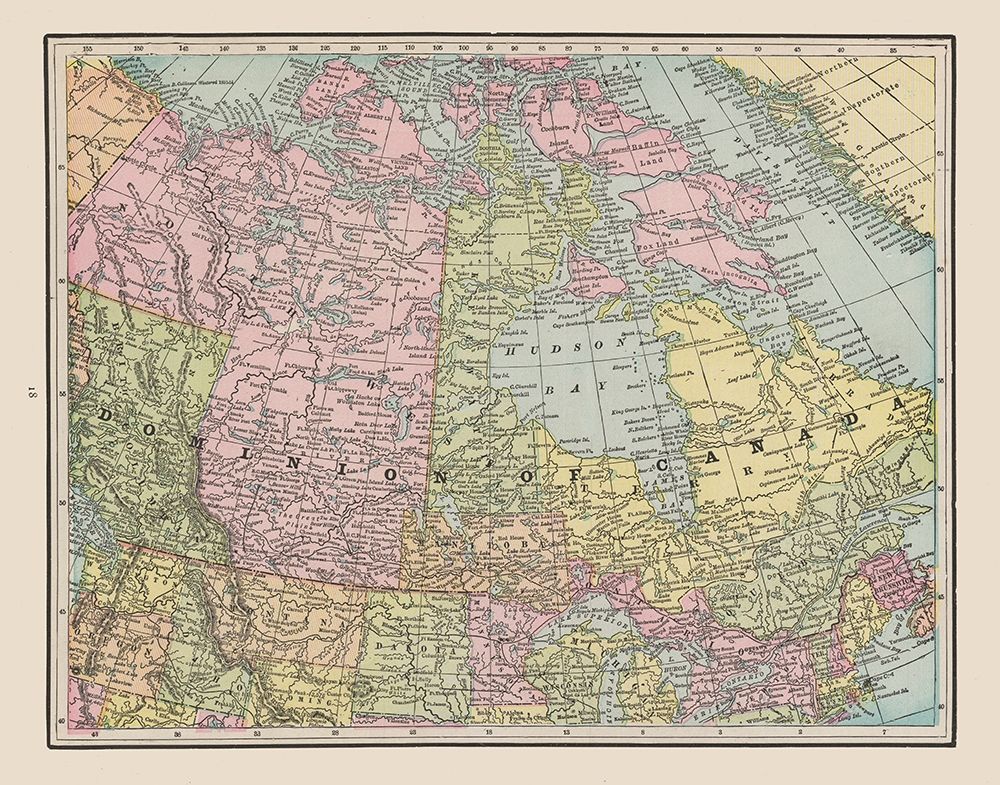 Canada - Cram 1892