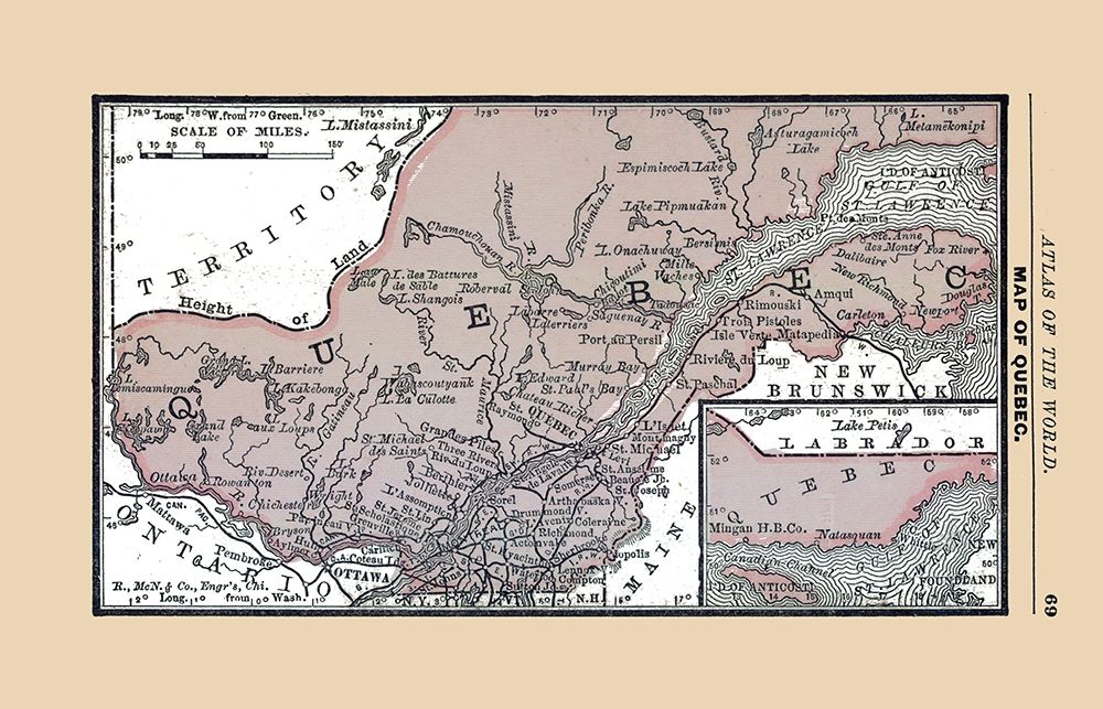 Quebec Canada - Alden 1886
