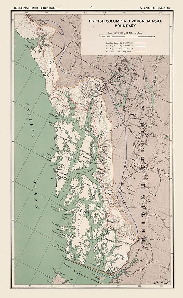 Yukon Canada British Columbia - White 1915