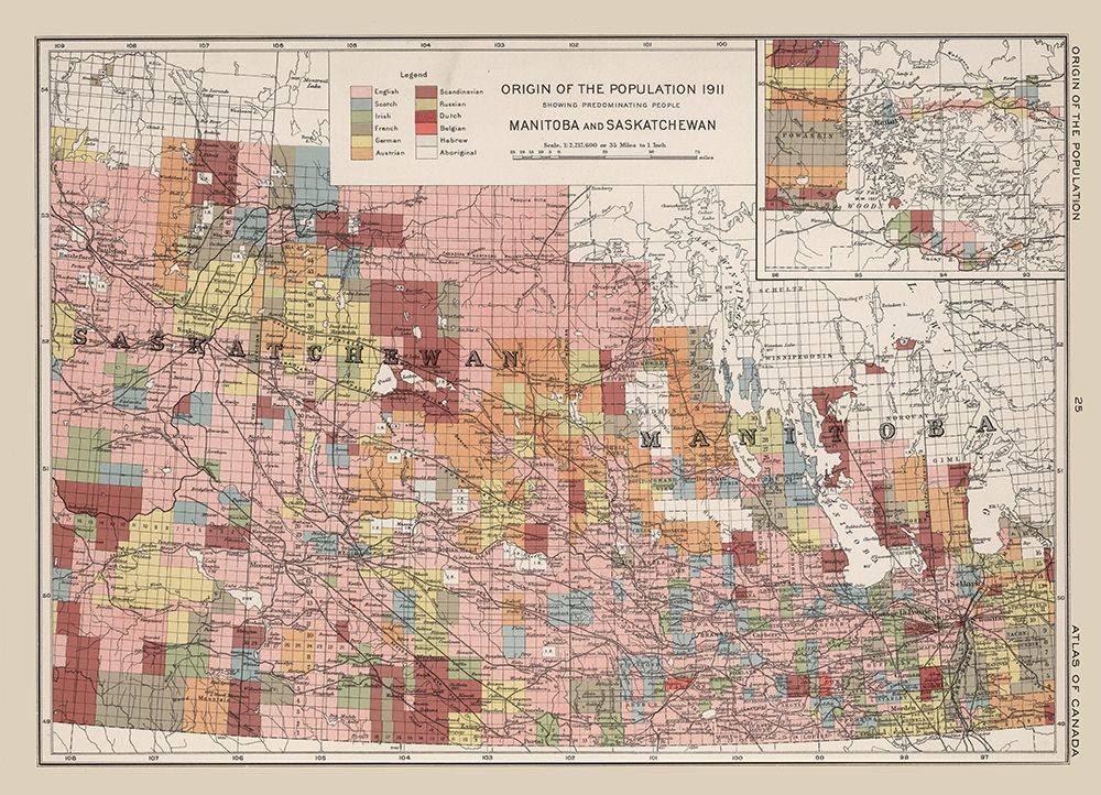 Saskatchewan Manitoba Canada 1911 - Chalifour 1915