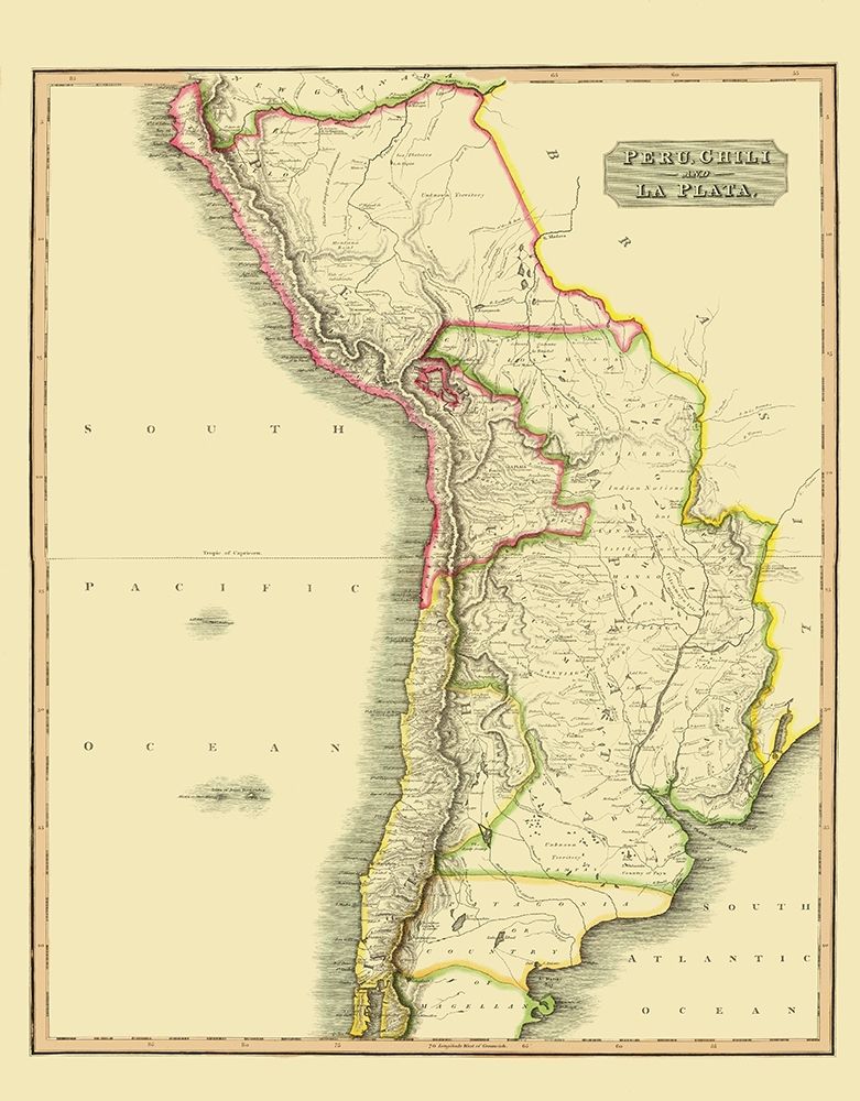 South America Chile Bolivia Argentina Peru