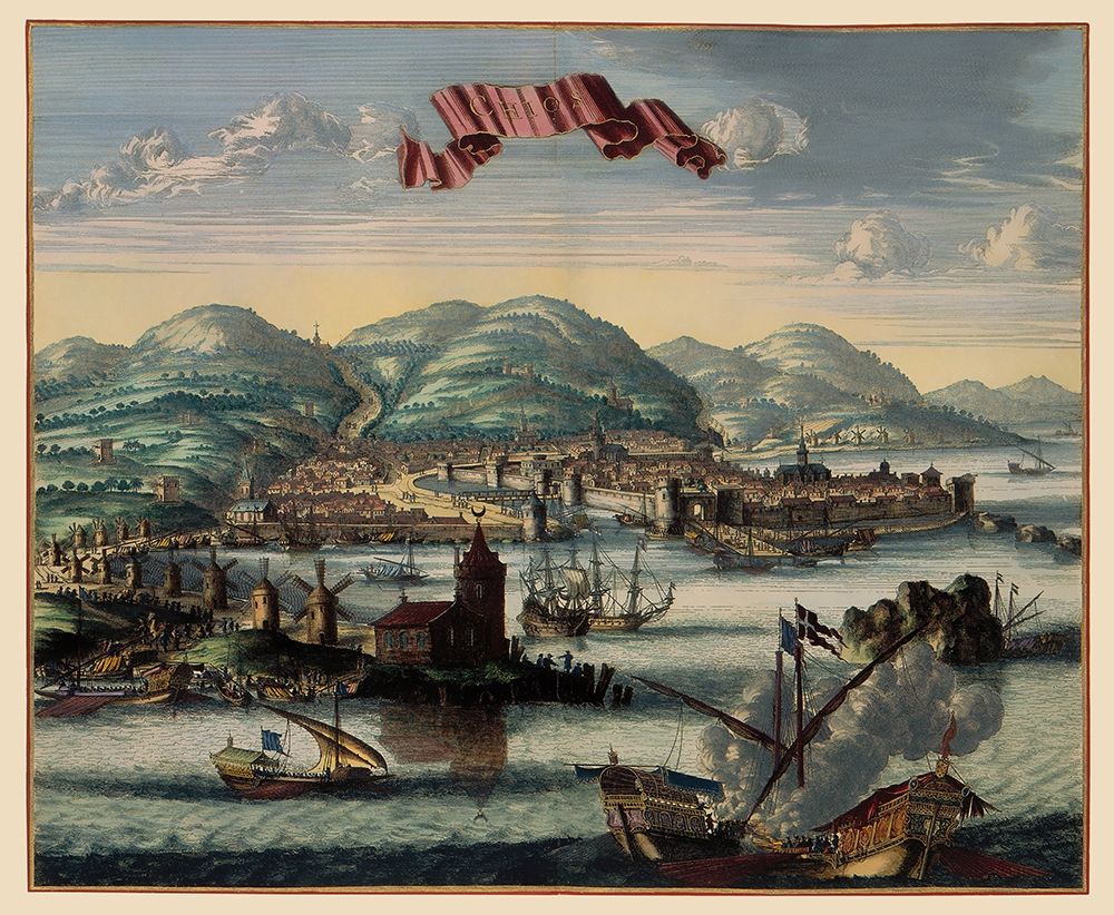 Chios Panoramic Greece - Jansson 1657