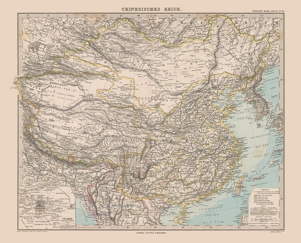 China - Stieler 1885