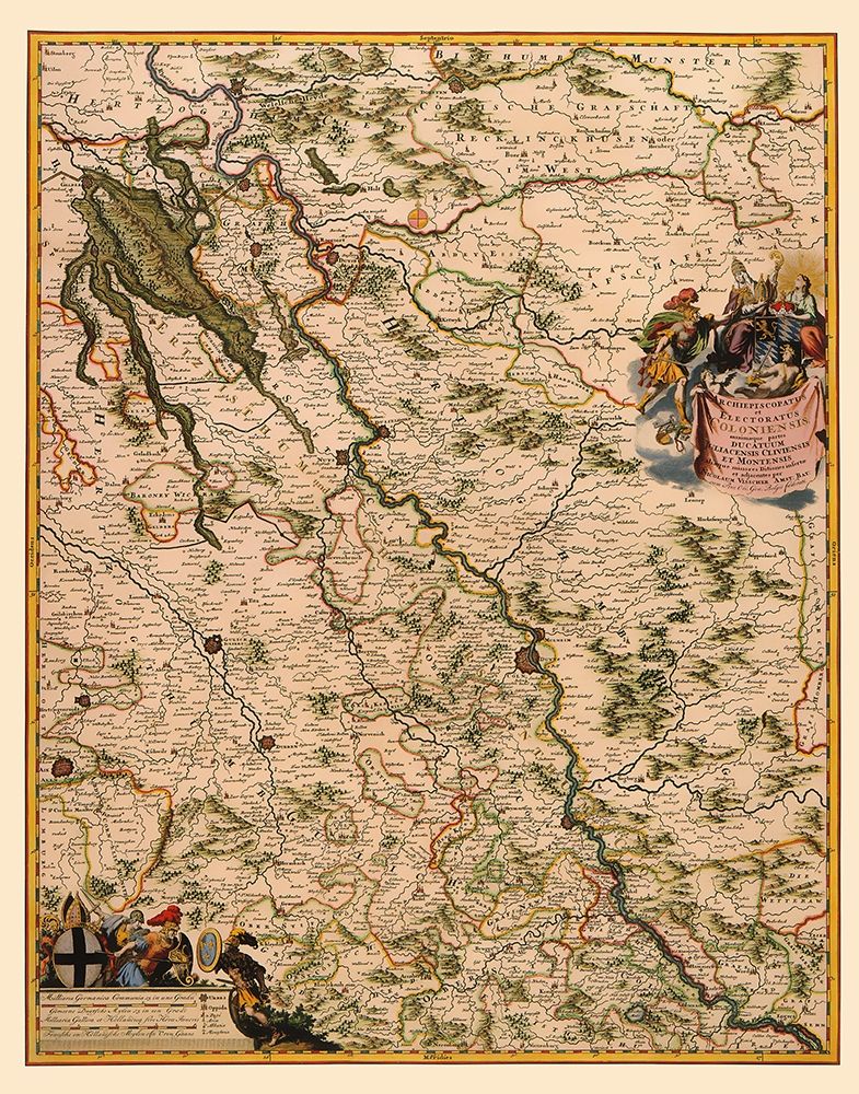 Germany - Visscher 1681