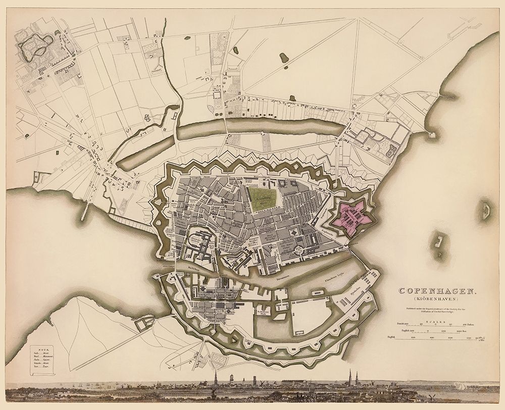 Scandinavia Copenhagen Denmark - Chapman 1856