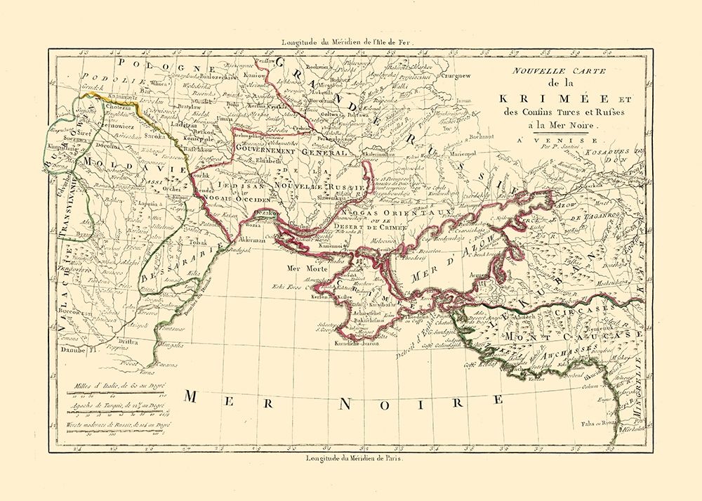 Crimea Russian Empire - Santini 1794