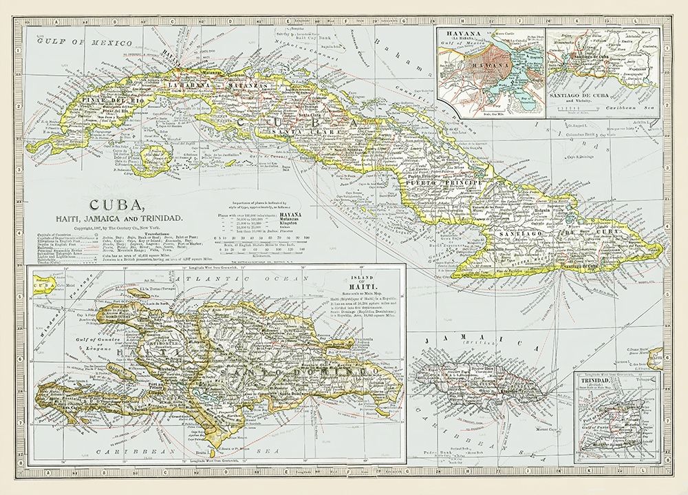 Cuba Haiti Jamaica Trinidad - Century 1897
