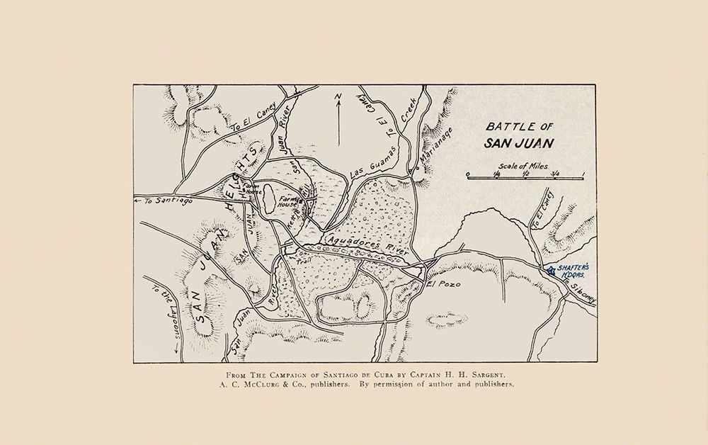 San Juan Battle Map 2 of 2 1907