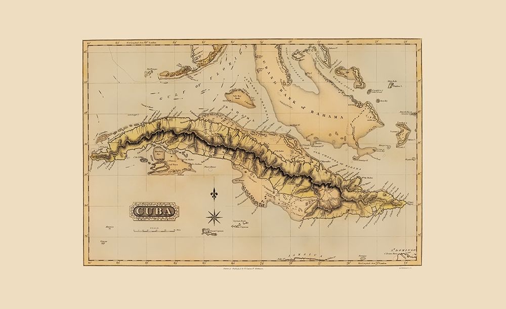Caribbean Cuba - Lucas 1823