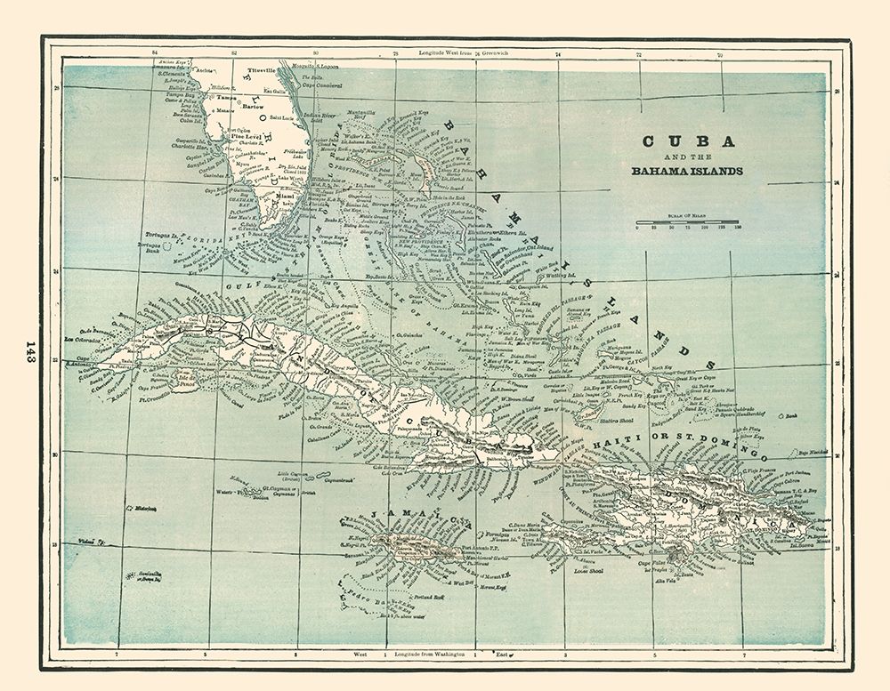 Cuba Bahamas - Rathbun 1893