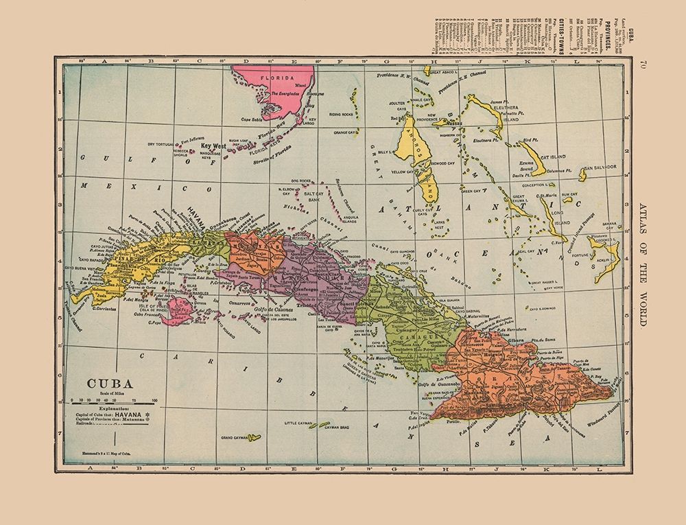 Central America Cuba - Hammond 1910
